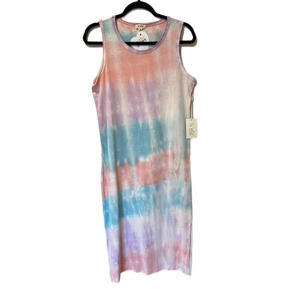 Girl Tribe Co. Nia Tie Dye Dress in Sunset (M) - Picture 3 of 9